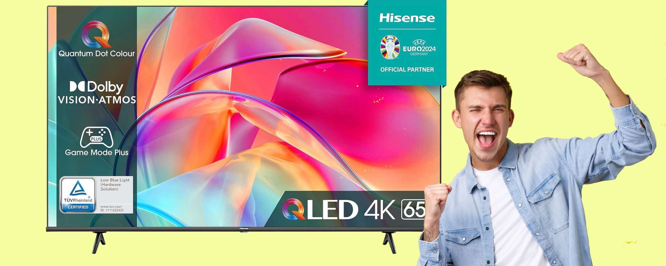 Smart TV Hisense 4K QLED da 65 Smart TV Hisense 4K QLED da 65