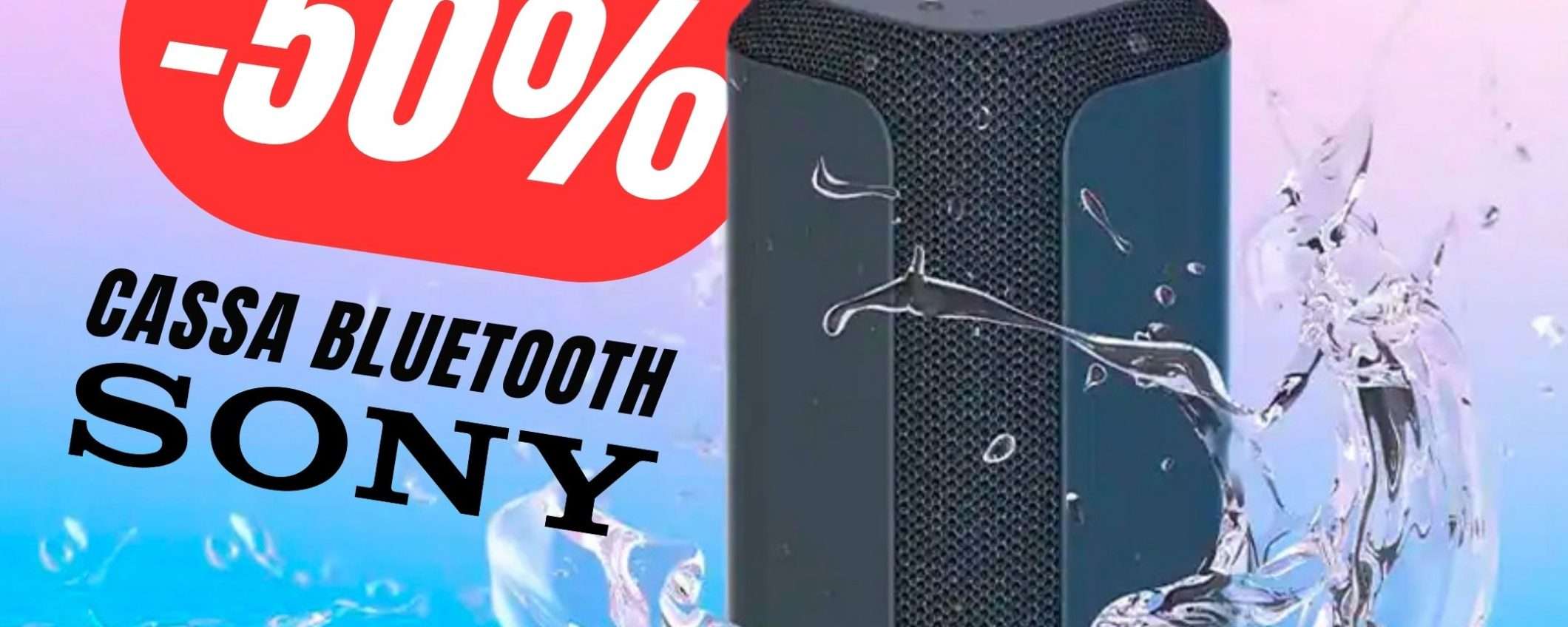 Sconto del 55% su questa POTENTE cassa Bluetooth della Sony: must-buy totale Sconto del 55% su questa POTENTE cassa Bluetooth della Sony: must-buy totale
