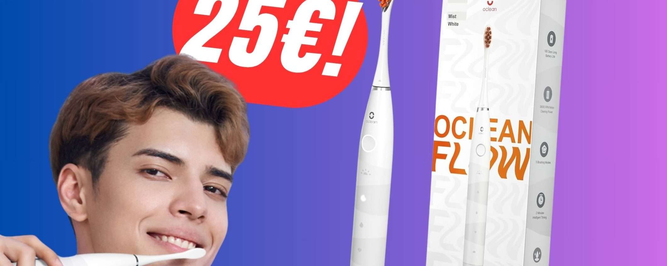 Sfoggia un sorriso smagliante con lo Spazzolino Elettrico Oclean! Sfoggia un sorriso smagliante con lo Spazzolino Elettrico Oclean!
