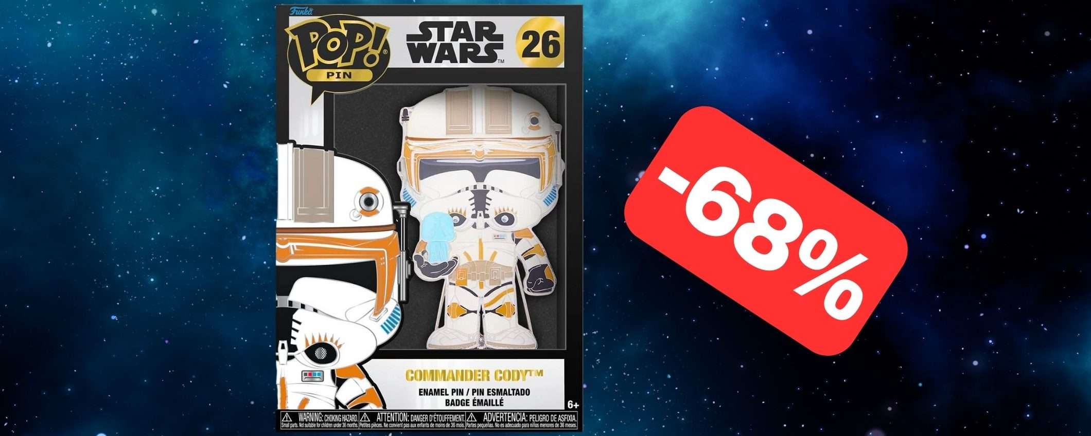Spilletta Funko Pop! a tema Star Wars: una chicca in SUPER SCONTO (-68%) Spilletta Funko Pop! a tema Star Wars: una chicca in SUPER SCONTO (-68%)