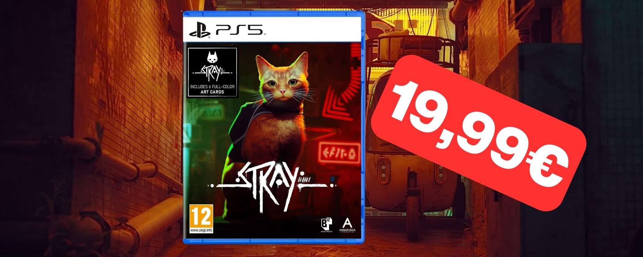 Stray è in SUPER SCONTO su Amazon: tuo a soli 19,99 euro Stray è in SUPER SCONTO su Amazon: tuo a soli 19,99 euro
