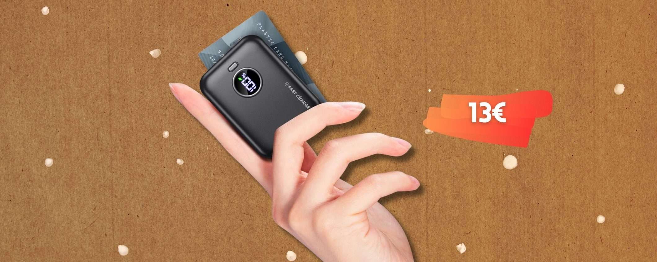 MINUSCOLO power bank da 2 ricariche a soli 13€, offerta DOPPIA Amazon MINUSCOLO power bank da 2 ricariche a soli 13€, offerta DOPPIA Amazon