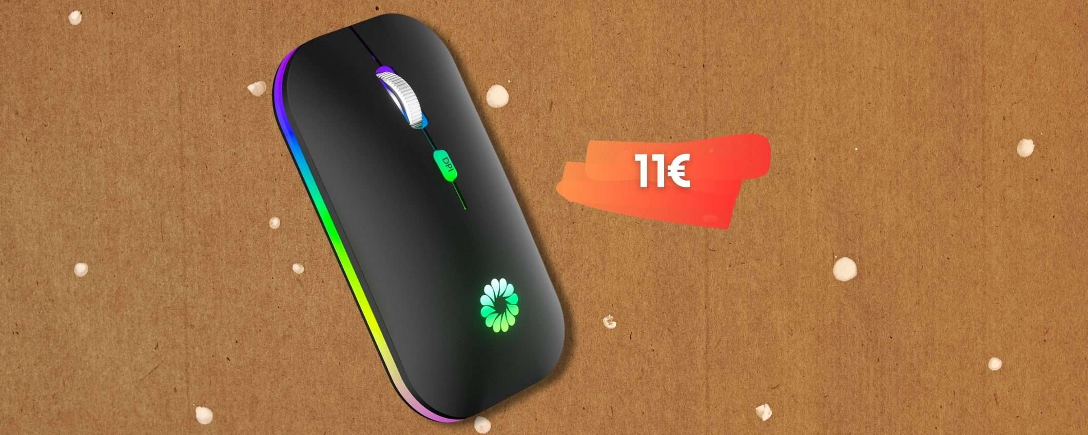 Mouse wireless ricaricabile sulla tua scrivania a prezzo DISTRUTTO (11€)