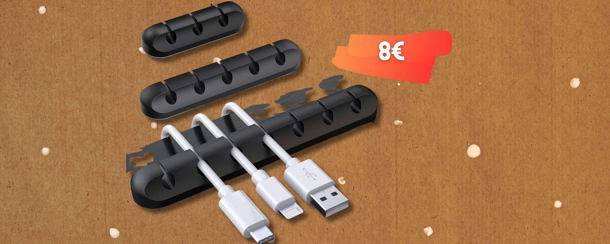 Cavi sotto la scrivania ADDIO, organizzali con 8€ per sempre (3 pezzi) Cavi sotto la scrivania ADDIO, organizzali con 8€ per sempre (3 pezzi)
