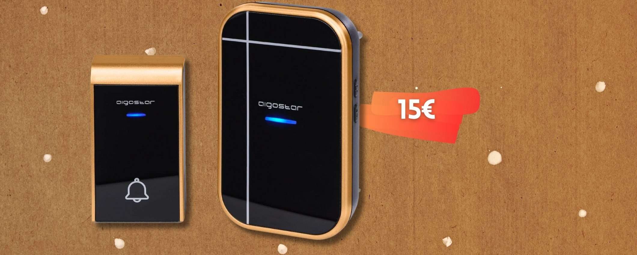 Campanello senza fili: BABBO NATALE bussa a casa con un super PREZZO Campanello senza fili: BABBO NATALE bussa a casa con un super PREZZO