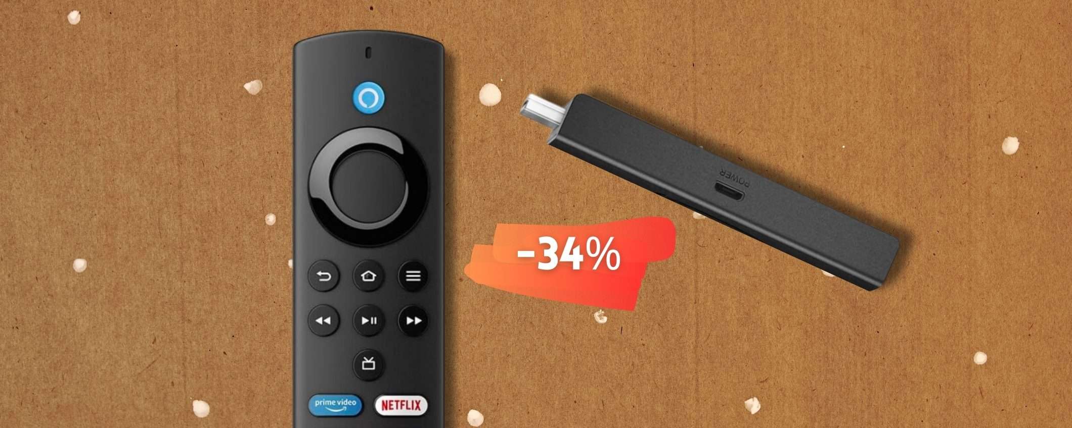 Fire TV Stick LITE: con 22€ trasformi il televisore in una BOMBA tech