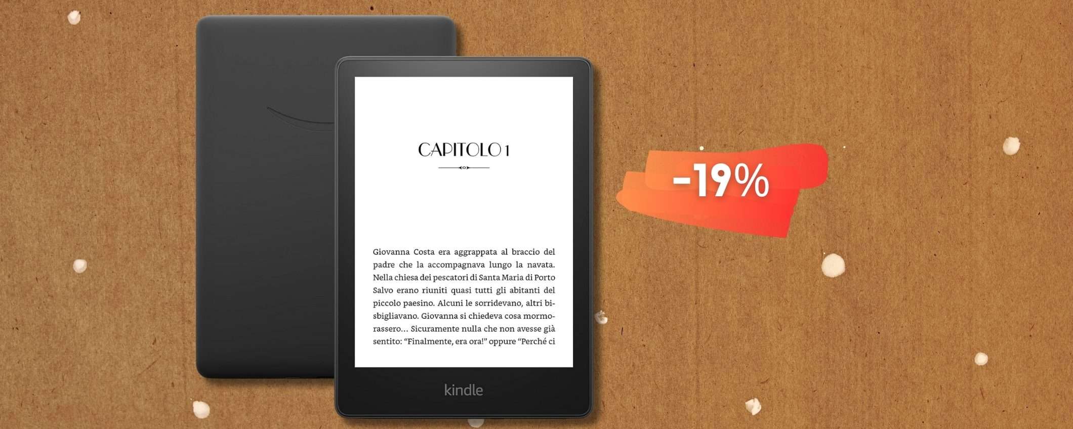 Kindle Paperwhite per un Natale DIGITALE: la lettura si rinnova (-19%)