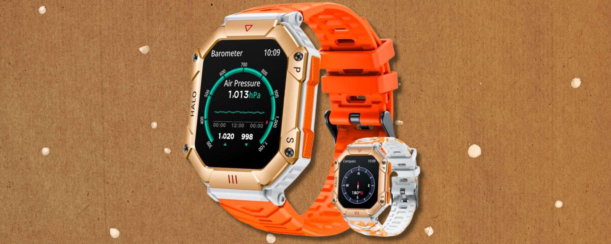 Smartwatch COLOSSALE: un vero bruto di potenza con chiamate incluse Smartwatch COLOSSALE: un vero bruto di potenza con chiamate incluse