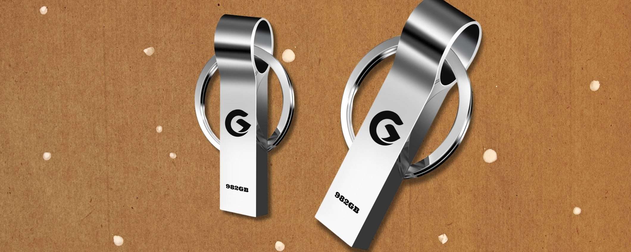 Chiavetta USB 982GB, hai letto bene: costa solo 13€ in offerta lampo Chiavetta USB 982GB, hai letto bene: costa solo 13€ in offerta lampo