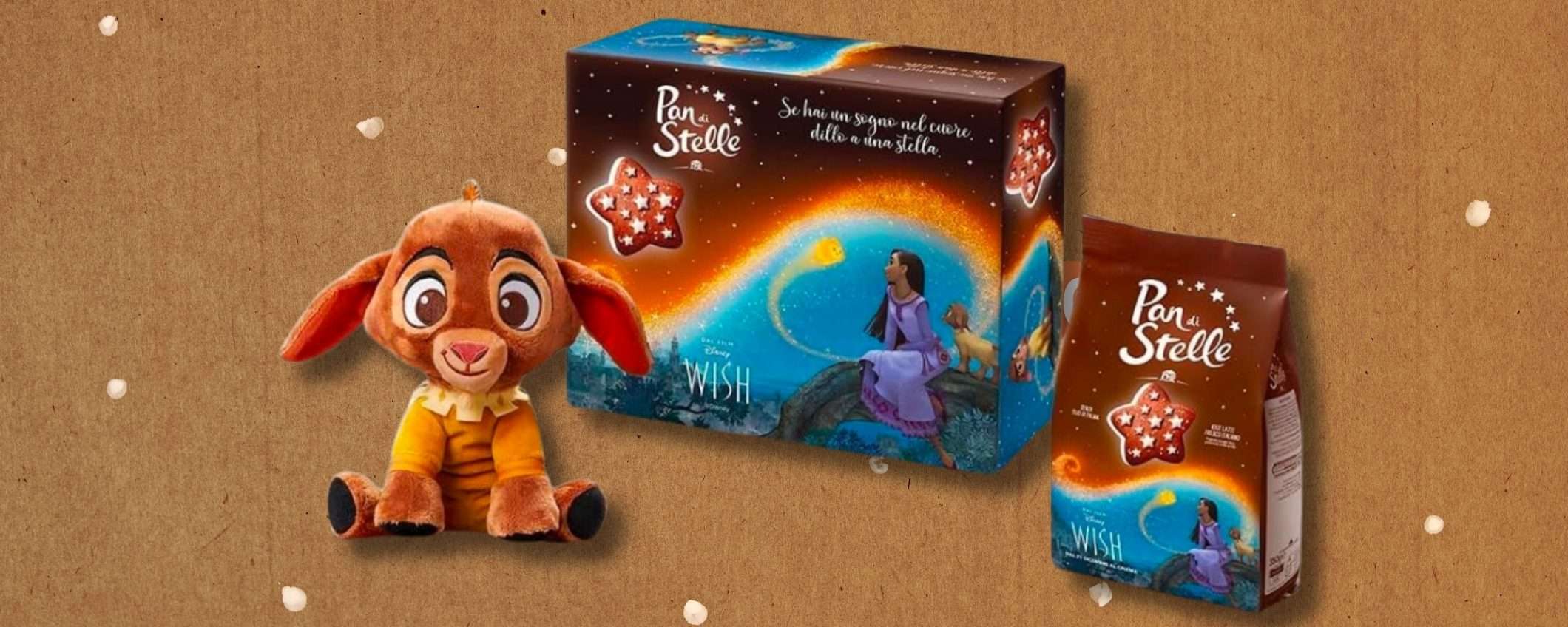 MAGIA DI NATALE: Gift Box Pan di Stelle 2023 con Peluche Wish Disney