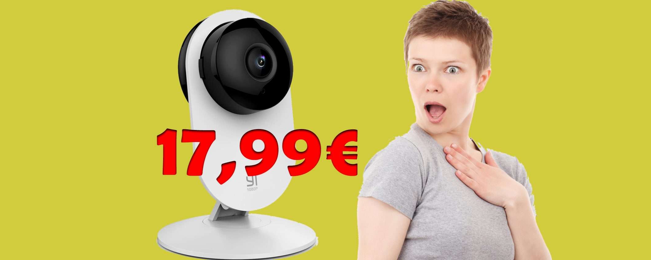Telecamera WiFi per interni Smart: IMPERDIBILE a questo prezzo Telecamera WiFi per interni Smart: IMPERDIBILE a questo prezzo