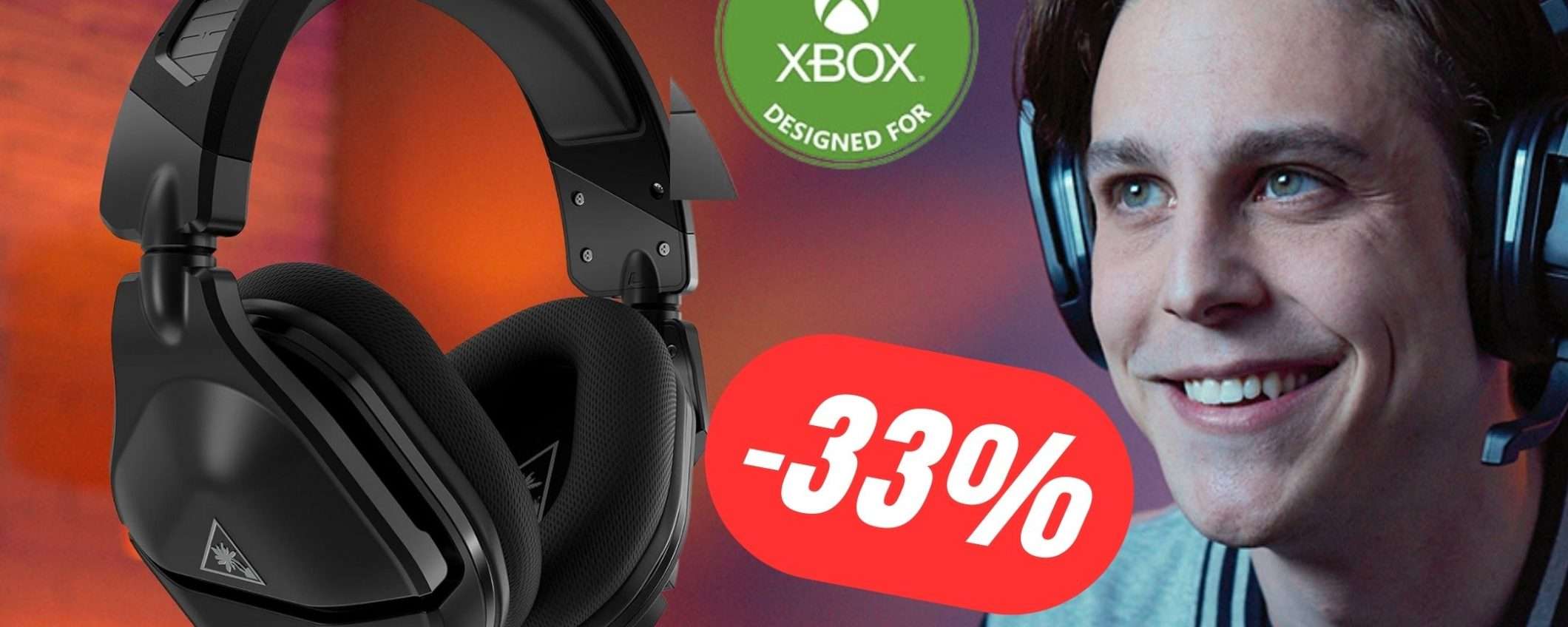 Queste Cuffie Wireless pensate per Xbox sono scontate di 40€ su Amazon!