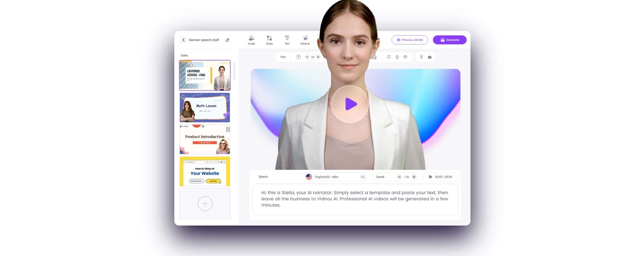 Creare video con avatar generati dall'IA: prova gratis Vidnoz AI Creare video con avatar generati dall'IA: prova gratis Vidnoz AI