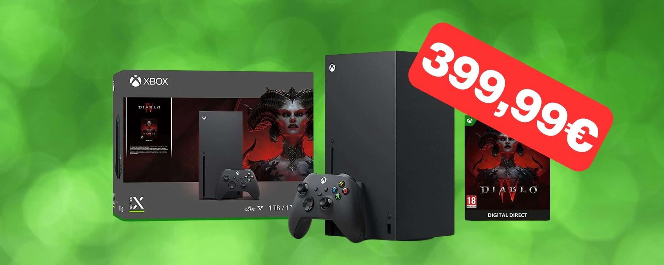 Xbox Series X + Diablo IV a 399,99€: OFFERTONA MEDIAWORLD