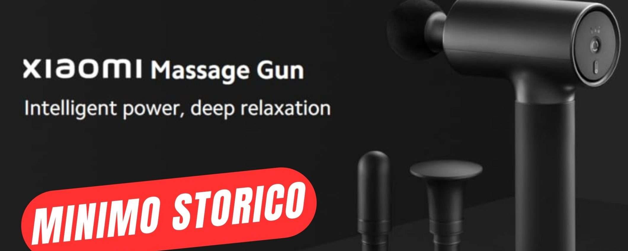 La Pistola Massaggiante di Xiaomi CROLLA al MINIMO STORICO La Pistola Massaggiante di Xiaomi CROLLA al MINIMO STORICO