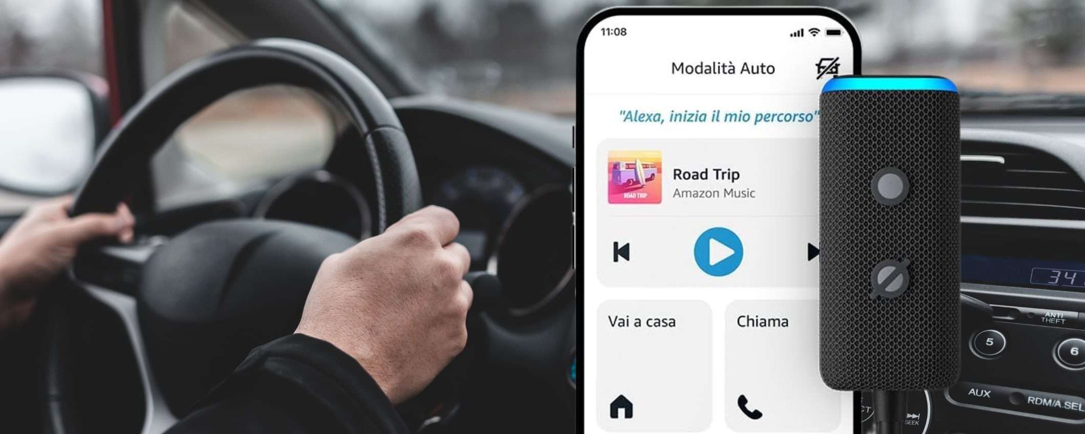 Amazon Echo Auto a 34€: 10 modi in cui RIVOLUZIONERÀ la vecchia auto (-50%) Amazon Echo Auto a 34€: 10 modi in cui RIVOLUZIONERÀ la vecchia auto (-50%)