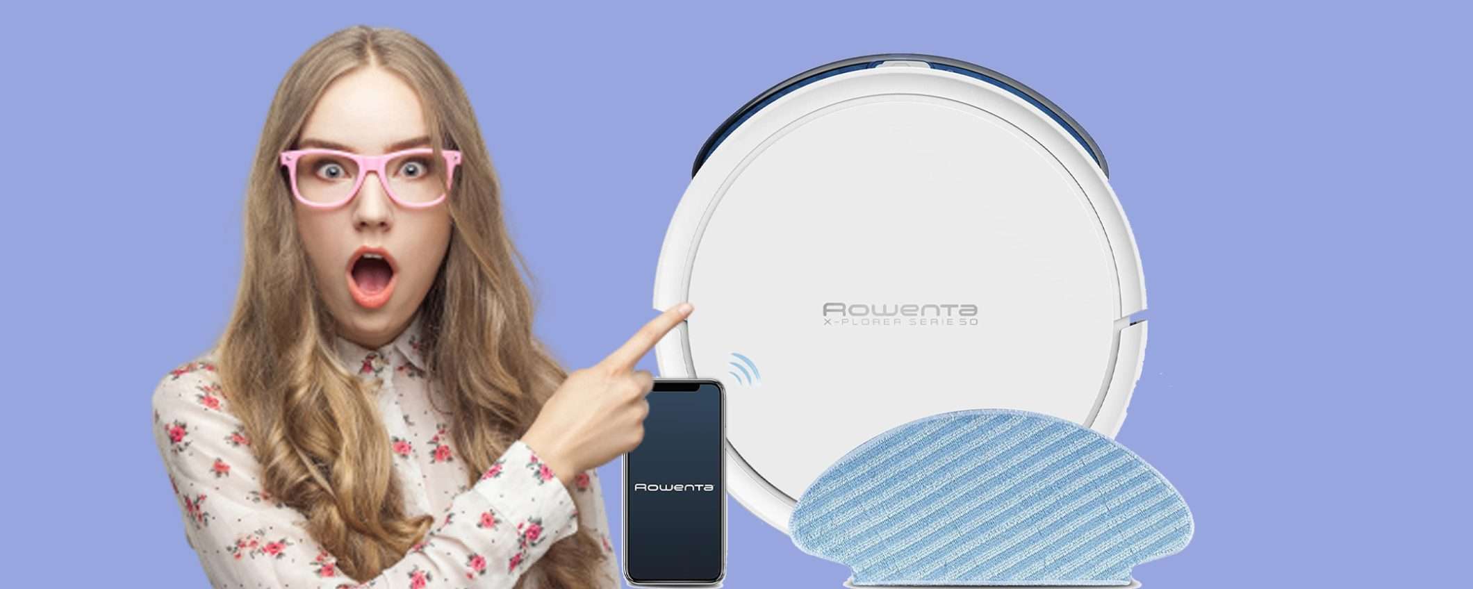 Rowenta X-Plorer Serie 50: robot POTENTISSIMO in sconto WOW Rowenta X-Plorer Serie 50: robot POTENTISSIMO in sconto WOW