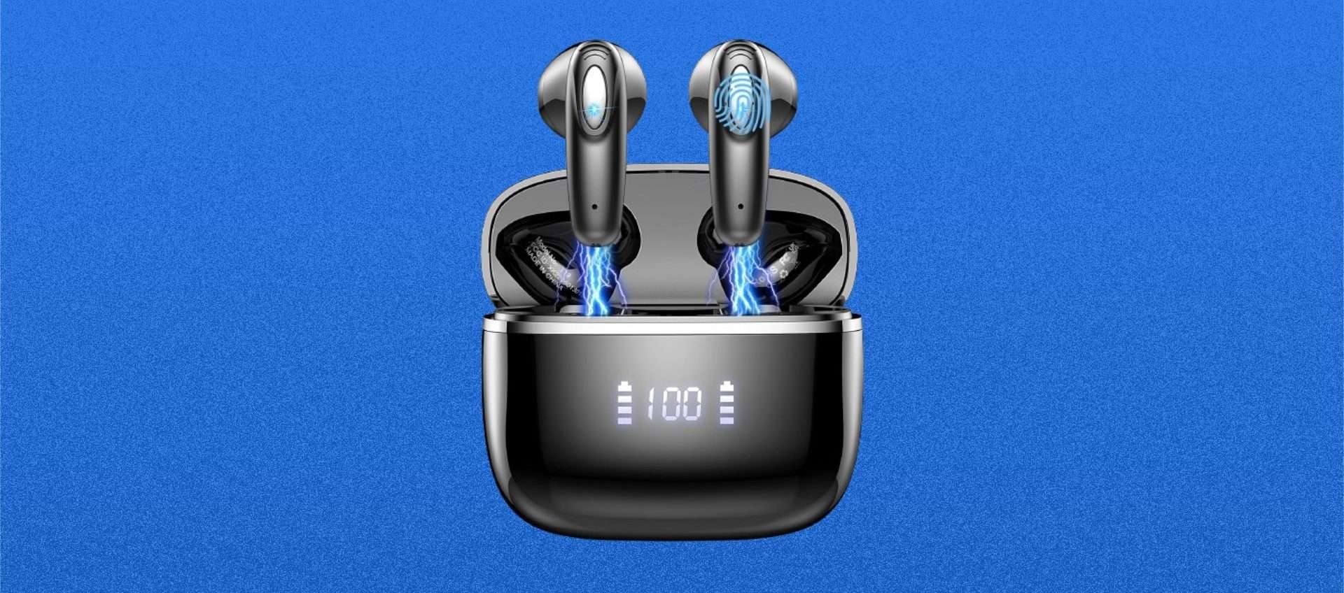 Auricolari Bluetooth con display LED in offerta ad un PREZZO BOMBA su Amazon Auricolari Bluetooth con display LED in offerta ad un PREZZO BOMBA su Amazon