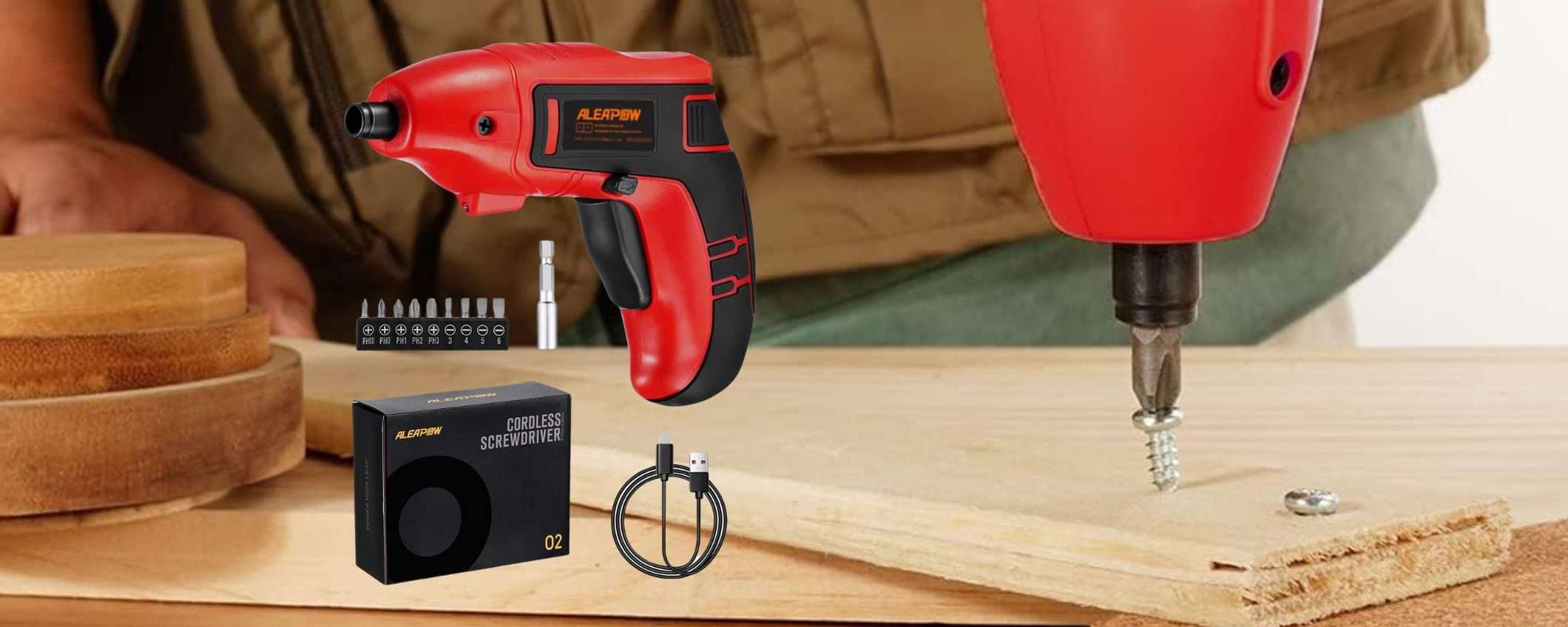 Avvitatore senza fili a 13,99€: tanta POTENZA senza fili (Amazon) Avvitatore senza fili a 13,99€: tanta POTENZA senza fili (Amazon)