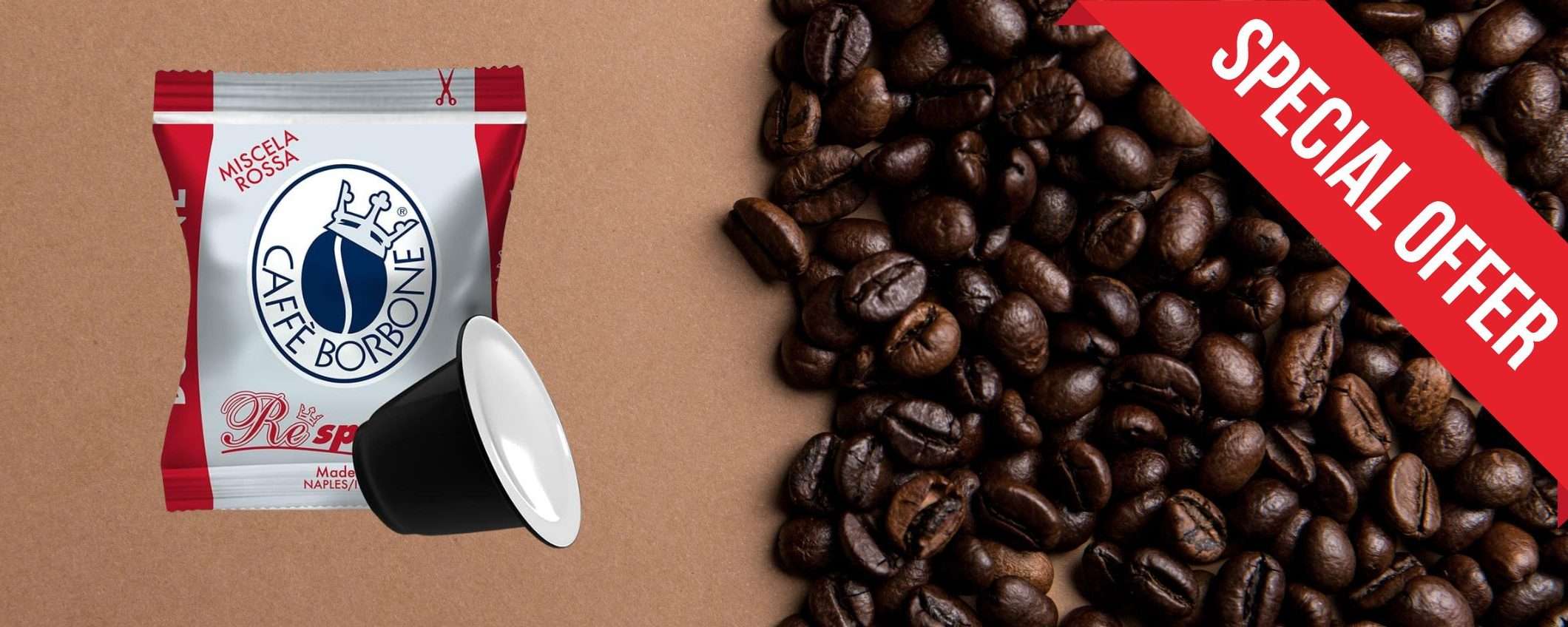 Caffè Borbone Rosso: 100 capsule Nespresso a 15,90€, promo SHOCK su Amazon Caffè Borbone Rosso: 100 capsule Nespresso a 15,90€, promo SHOCK su Amazon