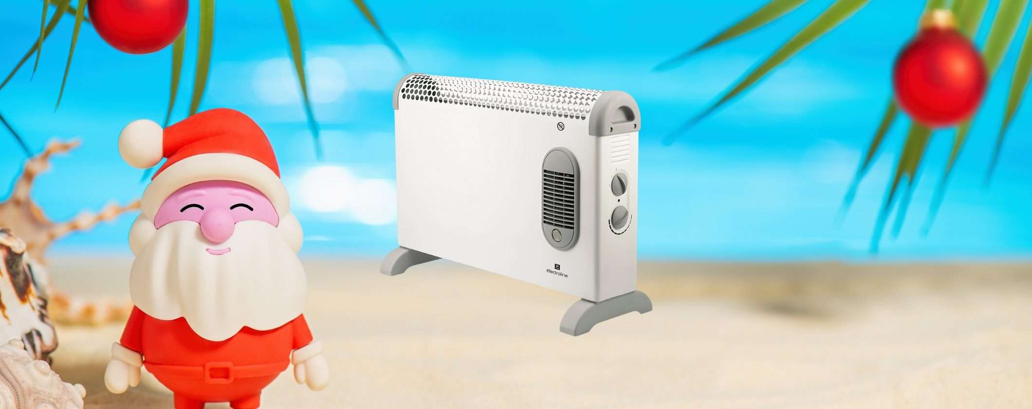 Caldo tropicale anche d'inverno con la Stufetta Elettrica Electroline Caldo tropicale anche d'inverno con la Stufetta Elettrica Electroline
