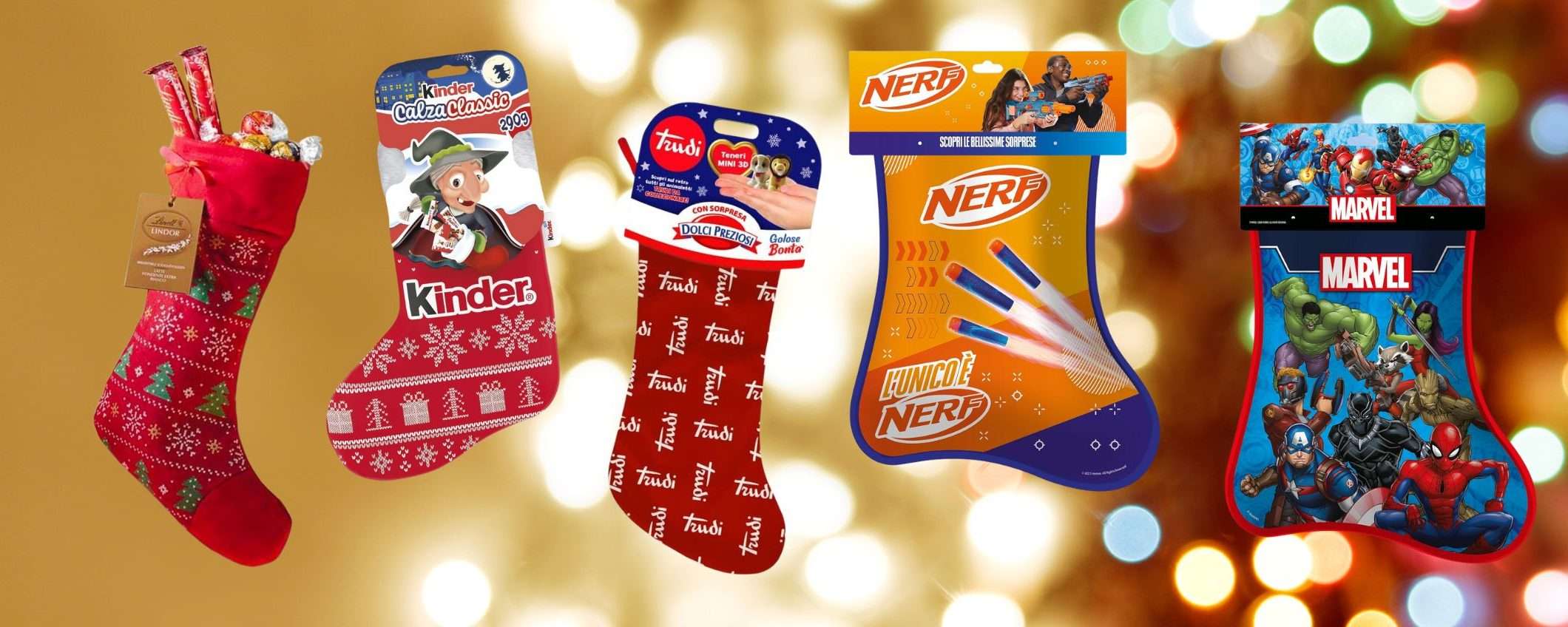 Calze della Befana di ottima marca da 9,99€ su Amazon: SVENDITA PIENA