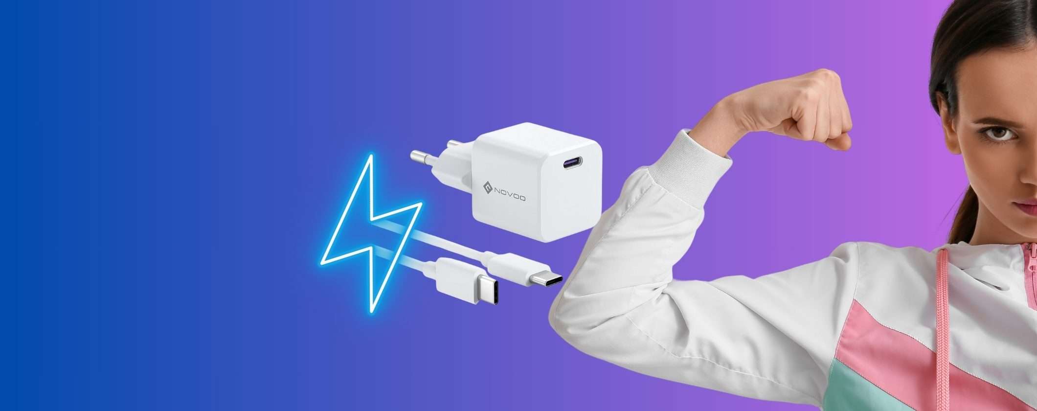 Caricatore USB-C a tecnologia GaN in PROMO con Coupon 30% Caricatore USB-C a tecnologia GaN in PROMO con Coupon 30%