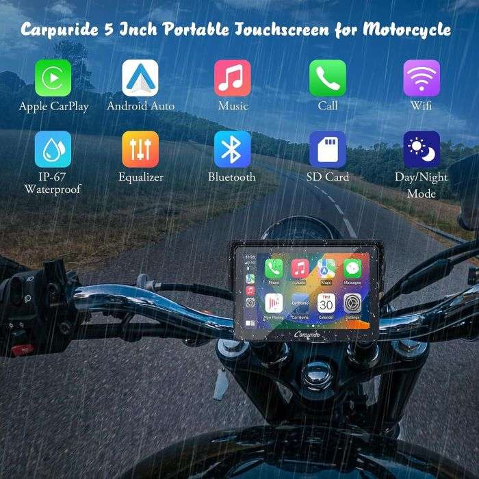 Carpuride W502 Il GPS Wireless Portatile Che Rivoluziona La Moto