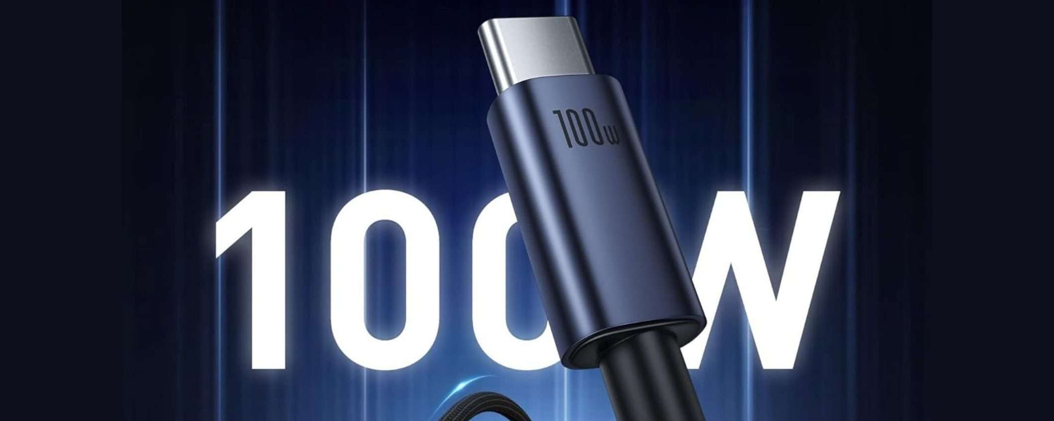Cavo USB C 100W a 6€ su Amazon: ULTRA POTENTE, mini prezzo Cavo USB C 100W a 6€ su Amazon: ULTRA POTENTE, mini prezzo