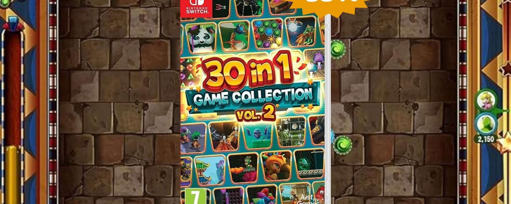 30 in 1 Collection Vol 2 per Switch: MEGA sconto del 33% 30 in 1 Collection Vol 2 per Switch: MEGA sconto del 33%