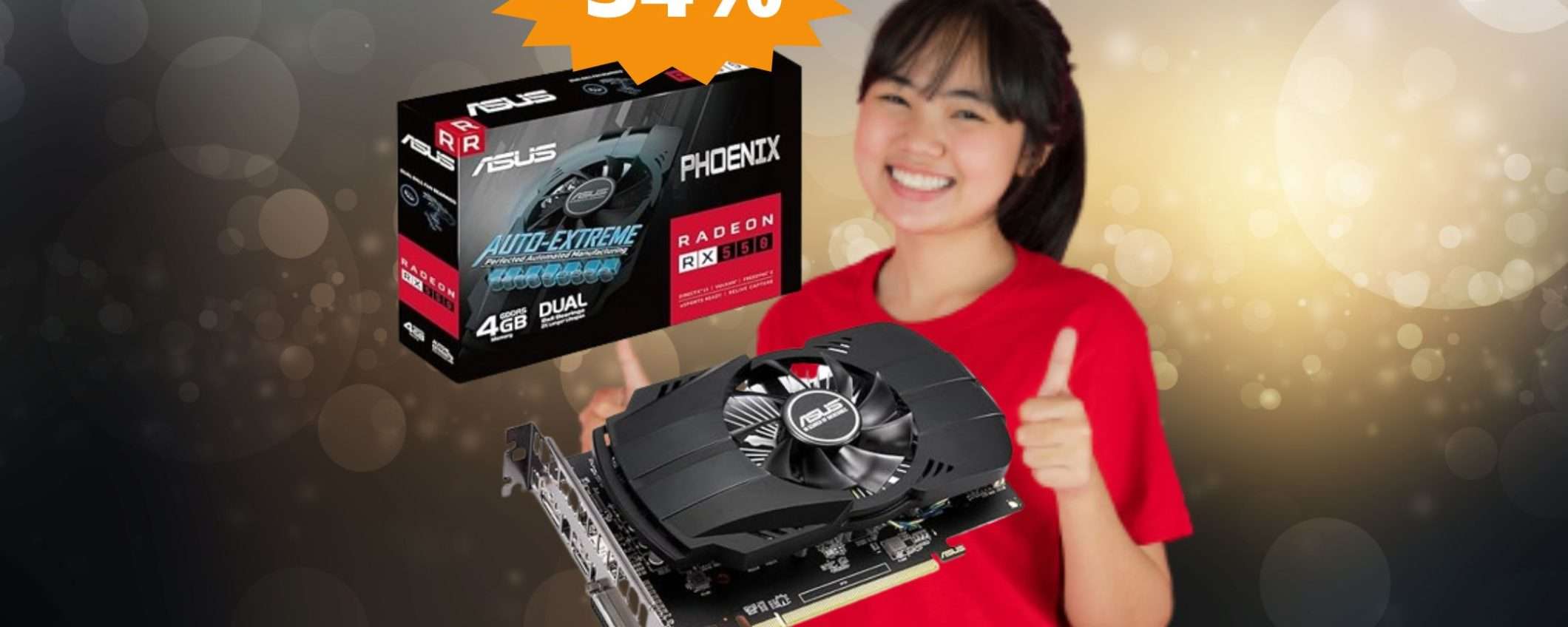 AMD Radeon RX 550: le prestazioni che stavi cercando (-34%) AMD Radeon RX 550: le prestazioni che stavi cercando (-34%)