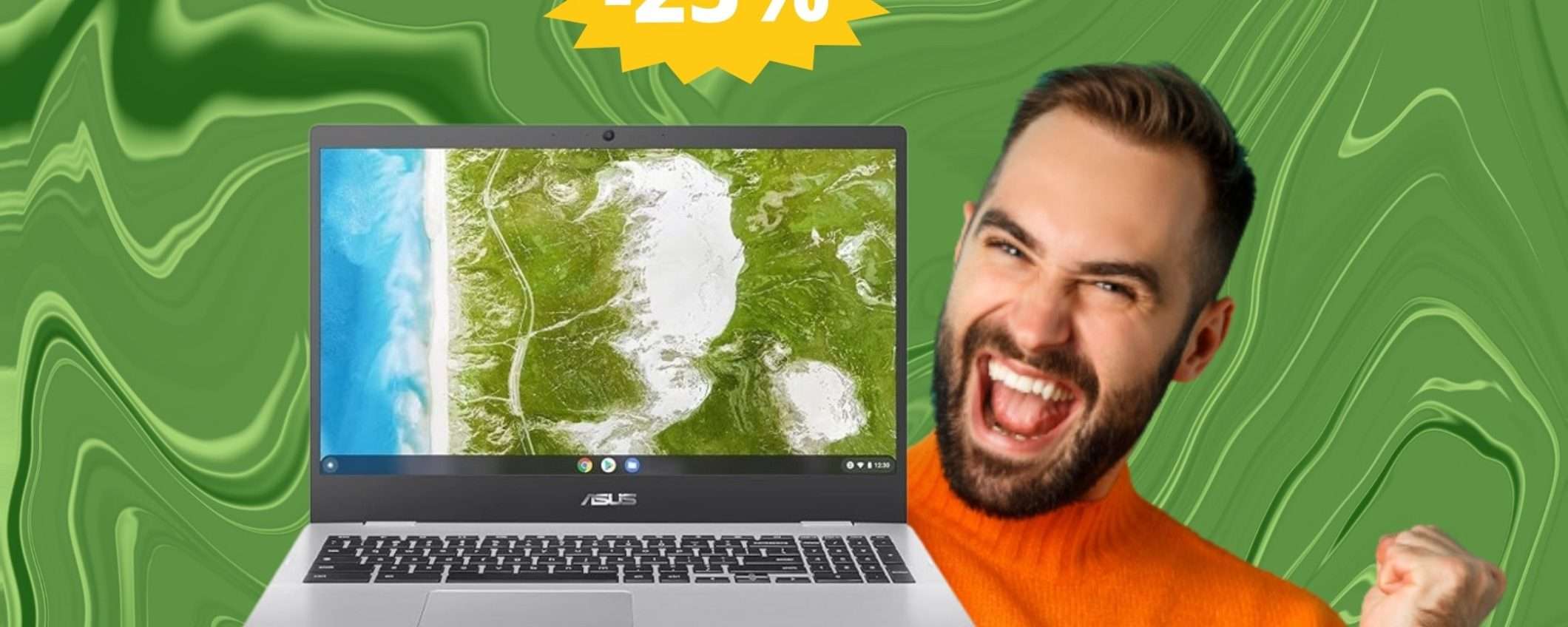 ASUS Chromebook CX1: OFFERTA imperdibile su Amazon (-25%) ASUS Chromebook CX1: OFFERTA imperdibile su Amazon (-25%)