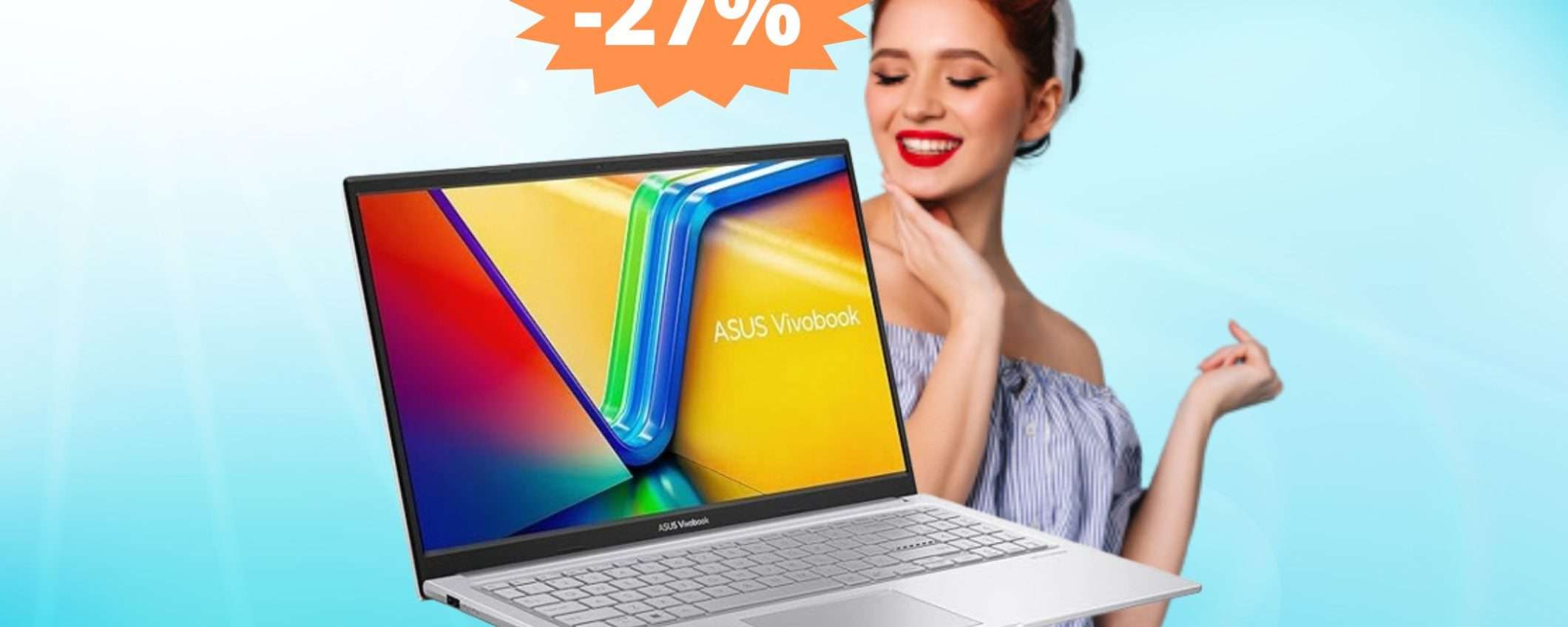 ASUS Vivobook 15: il compagno perfetto, oggi in MEGA sconto ASUS Vivobook 15: il compagno perfetto, oggi in MEGA sconto
