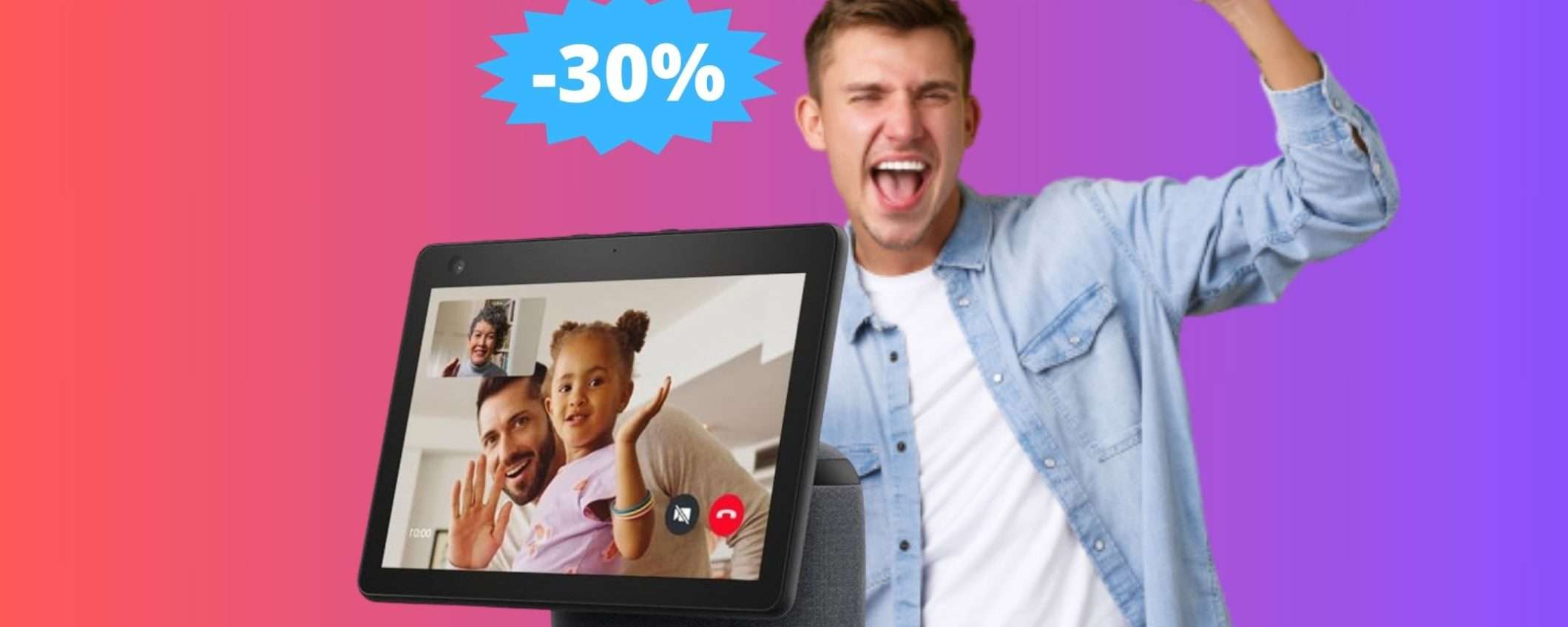 Amazon Echo Show 10: MEGA sconto del 30% per Natale Amazon Echo Show 10: MEGA sconto del 30% per Natale
