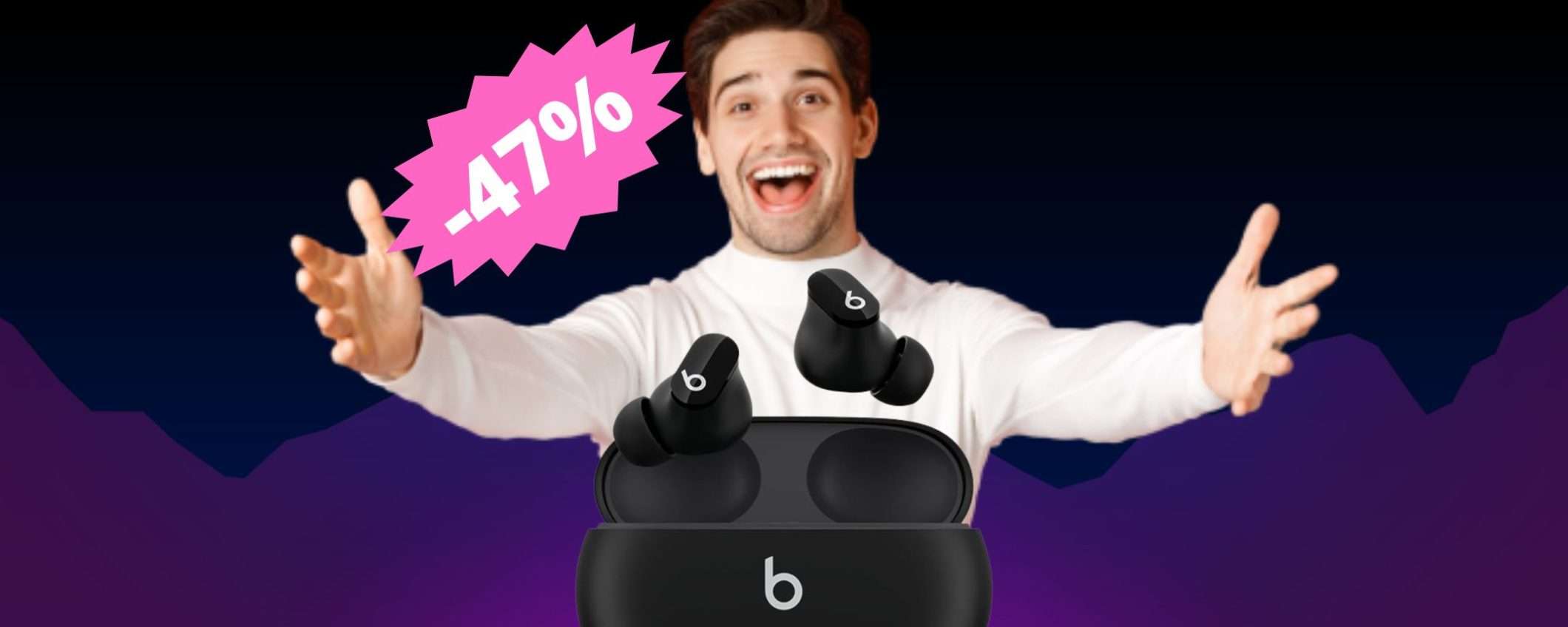 Auricolari Beats Studio Buds: sconto FOLLE del 47% Auricolari Beats Studio Buds: sconto FOLLE del 47%