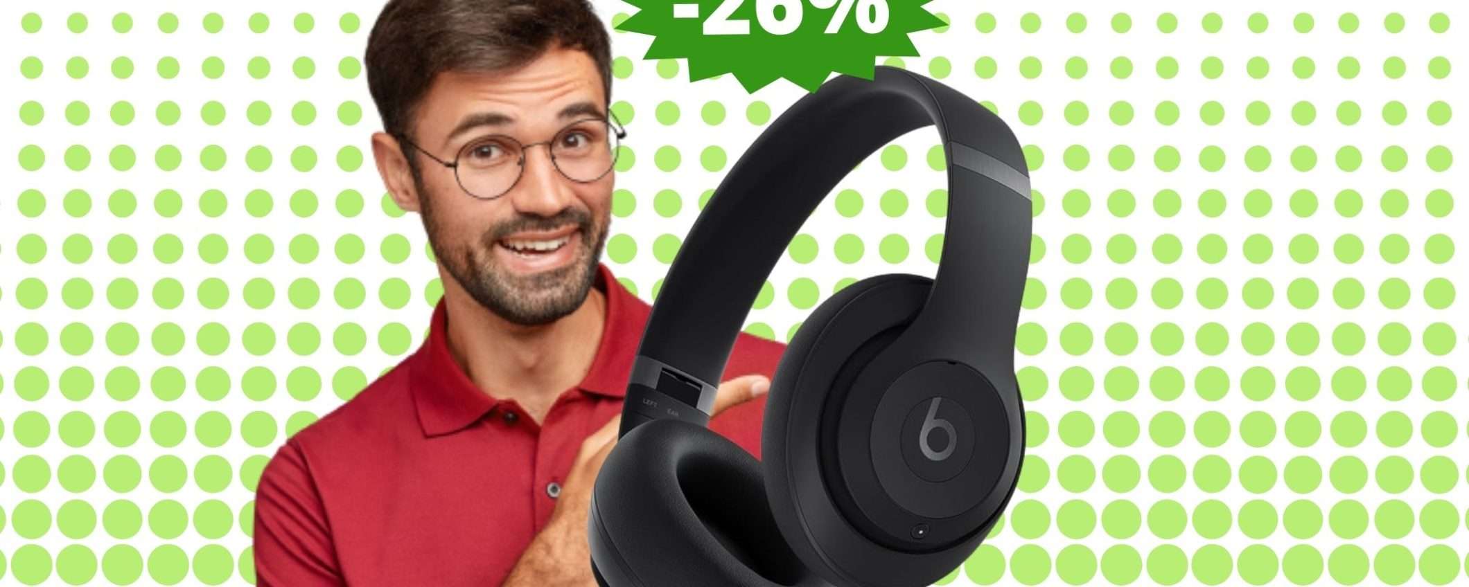 Beats Studio Pro: un'OCCASIONE pazzesca con il 26% di sconto Beats Studio Pro: un'OCCASIONE pazzesca con il 26% di sconto