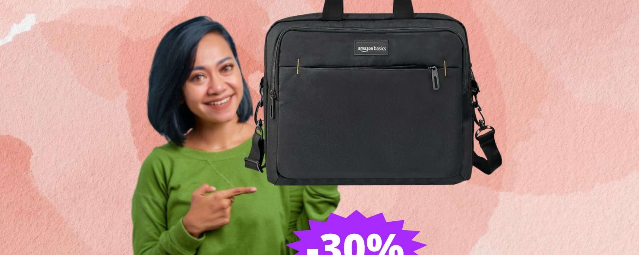 Borsa a tracolla Amazon Basics: stile, funzionalità e RISPARMIO del 30% Borsa a tracolla Amazon Basics: stile, funzionalità e RISPARMIO del 30%