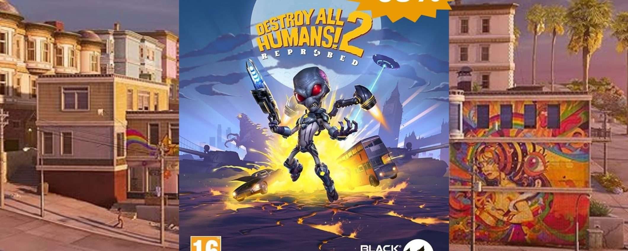 Destroy All Humans 2 per PS5: AFFARE imperdibile su Amazon (-68%) Destroy All Humans 2 per PS5: AFFARE imperdibile su Amazon (-68%)
