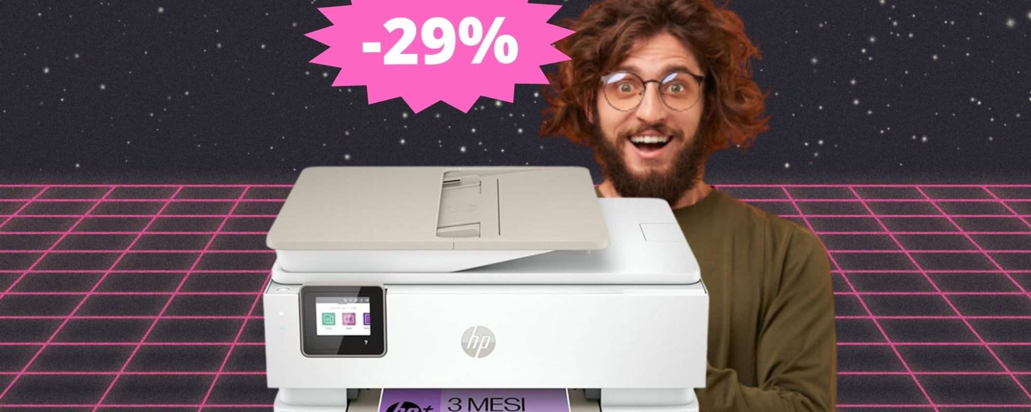 Stampante HP Envy Inspire 7920e: EMGA sconto del 29% Stampante HP Envy Inspire 7920e: EMGA sconto del 29%