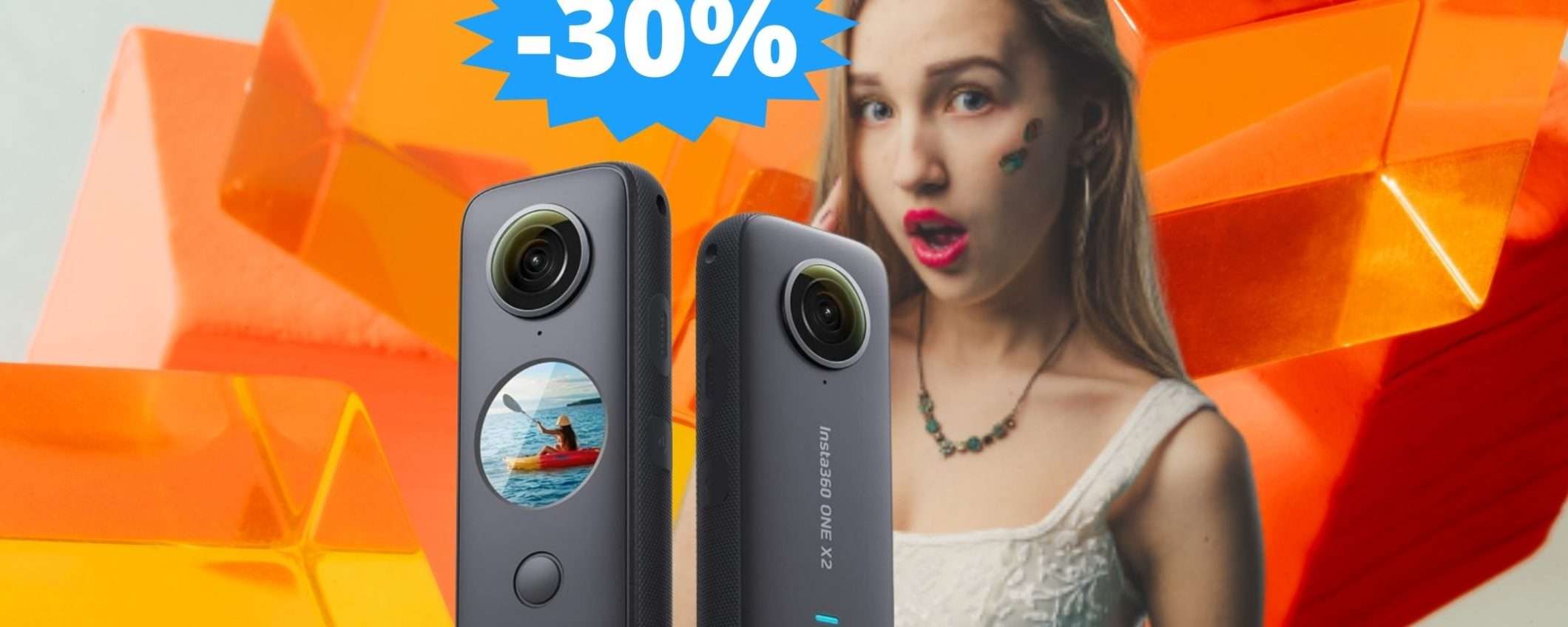 Insta360 ONE X2: la RIVOLUZIONE delle action cam (-30%) Insta360 ONE X2: la RIVOLUZIONE delle action cam (-30%)