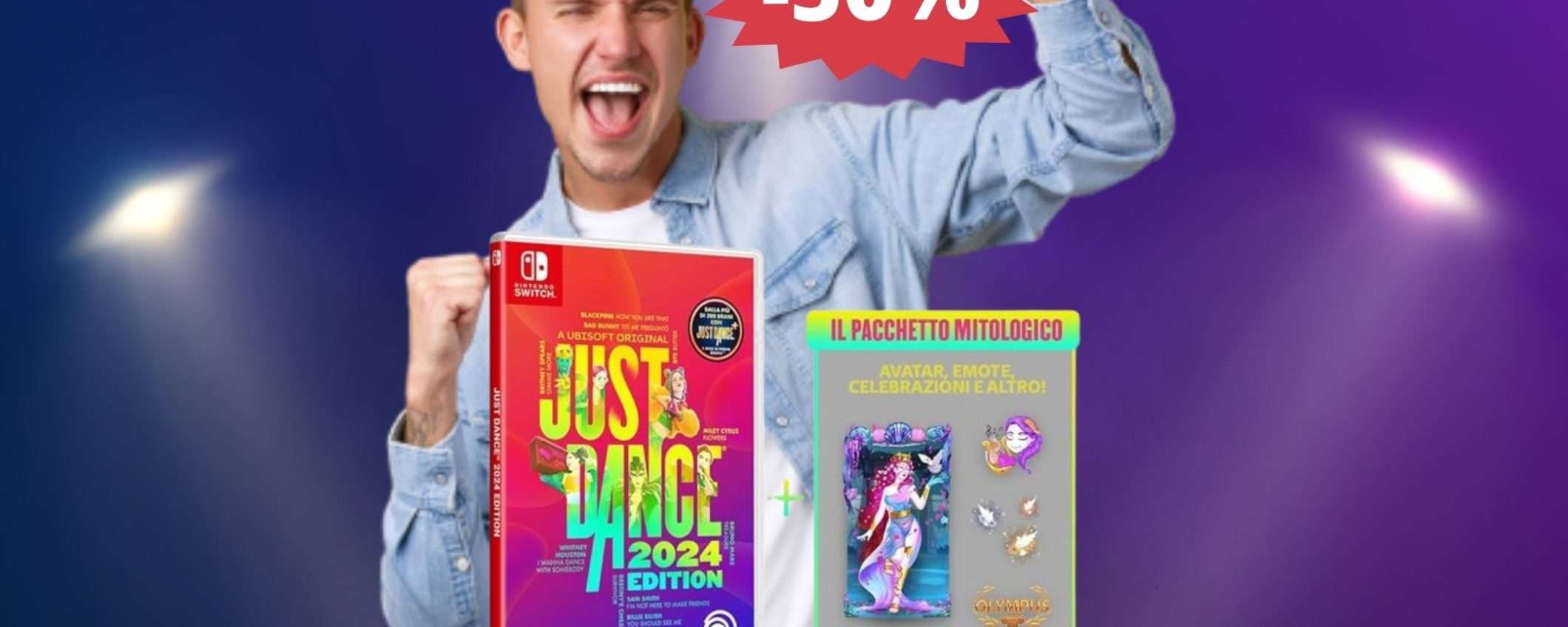 Just Dance 2024 per Switch: un AFFARE da non perdere (-50%) Just Dance 2024 per Switch: un AFFARE da non perdere (-50%)
