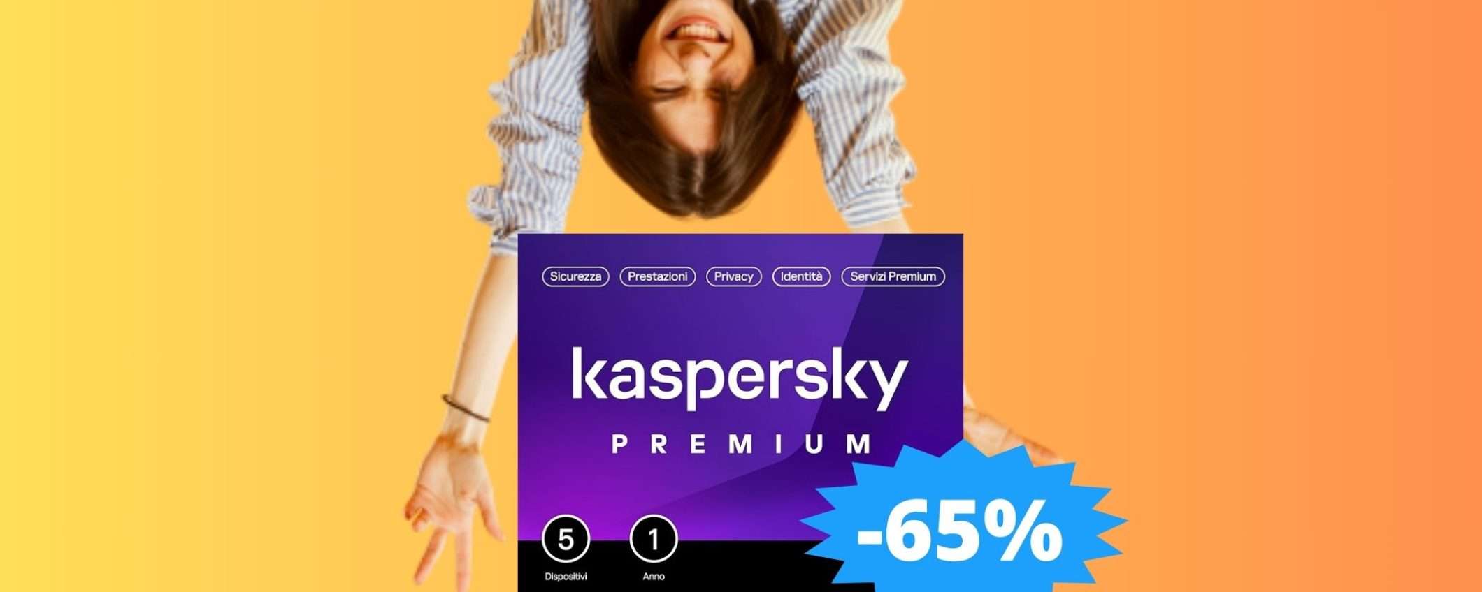 Kaspersky Premium Total Security 2024 prezzo BOMBA su Amazon