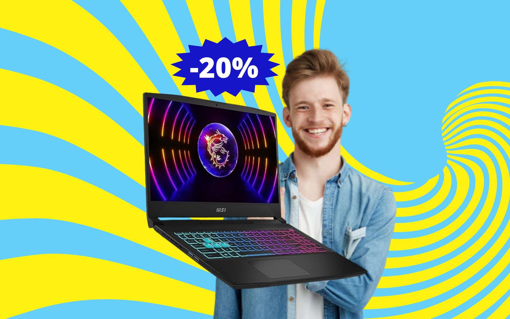 MSI Katana 15 MEGA sconto di 300 euro su Amazon