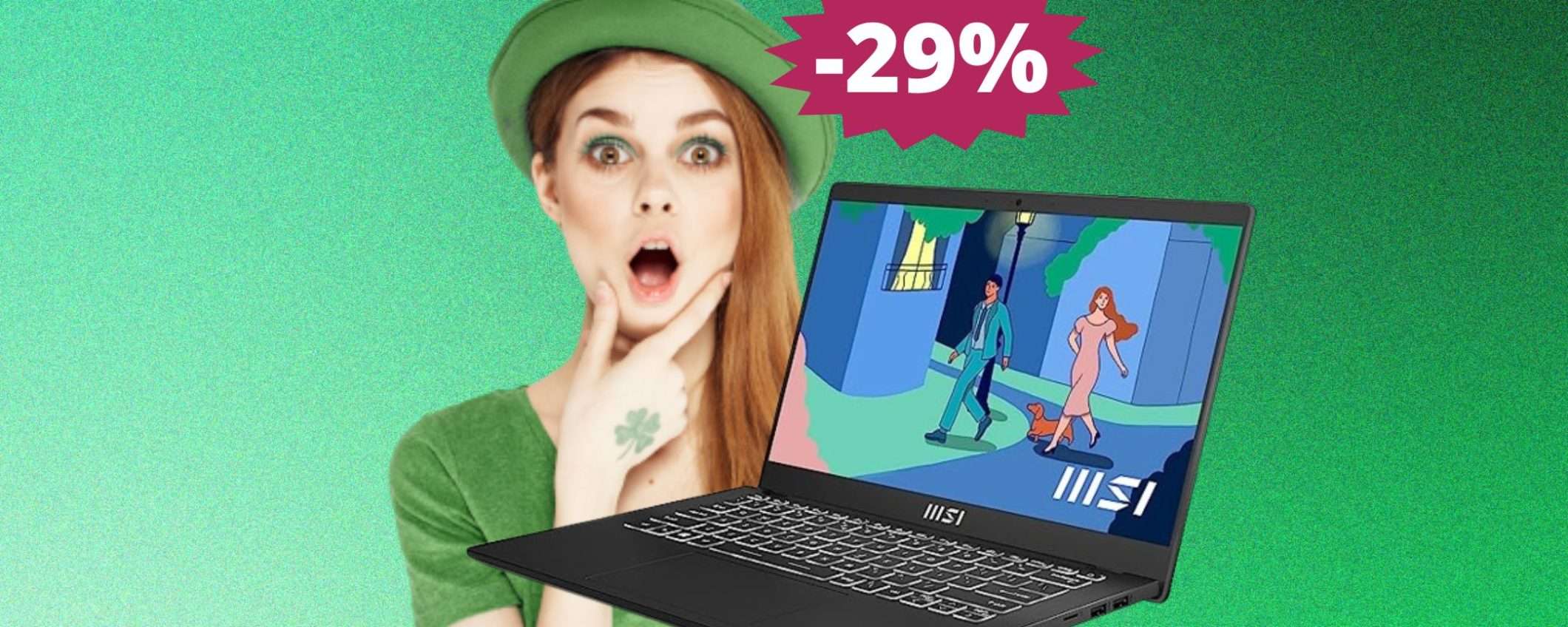 MSI Modern 14: potenza ed eleganza in MEGA sconto MSI Modern 14: potenza ed eleganza in MEGA sconto
