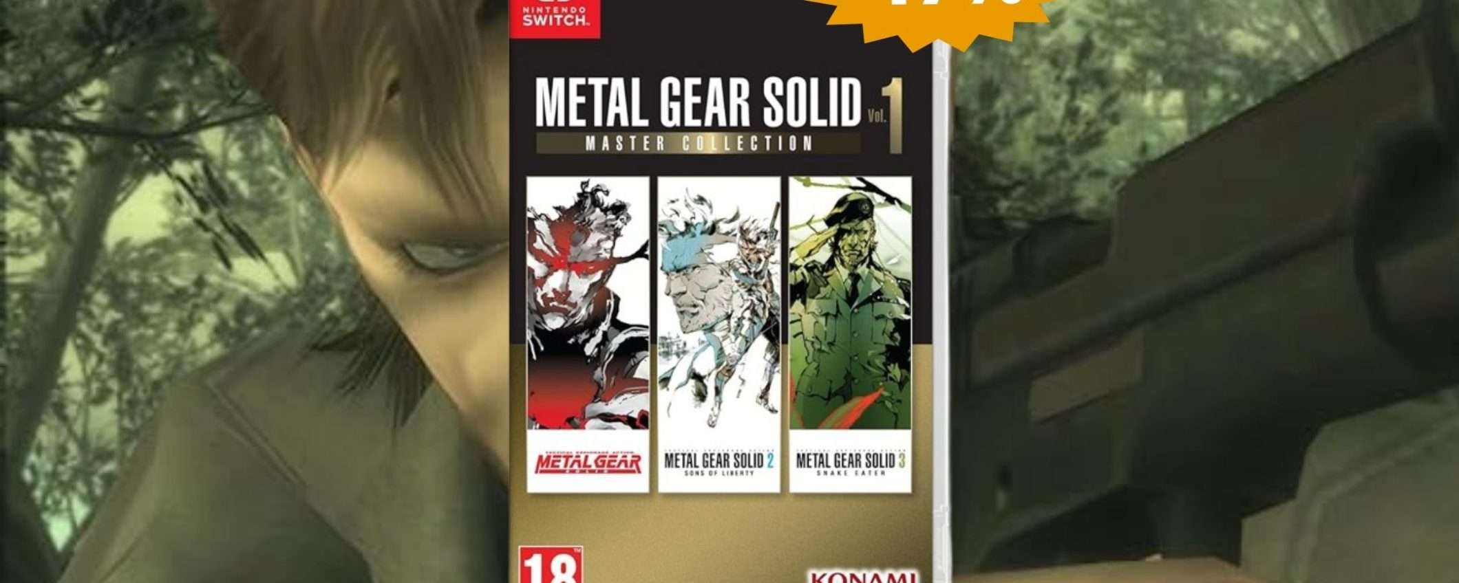 Metal Gear Solid Master Collection per Switch: SUPER sconto del 17% Metal Gear Solid Master Collection per Switch: SUPER sconto del 17%