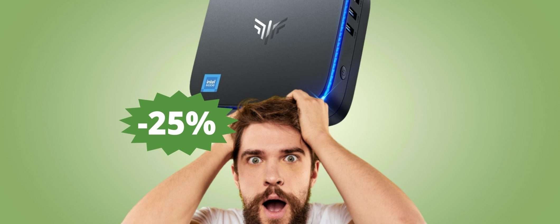 Mini PC NiPoGi AK1 Plus: SUPER sconto del 25% per fine anno Mini PC NiPoGi AK1 Plus: SUPER sconto del 25% per fine anno