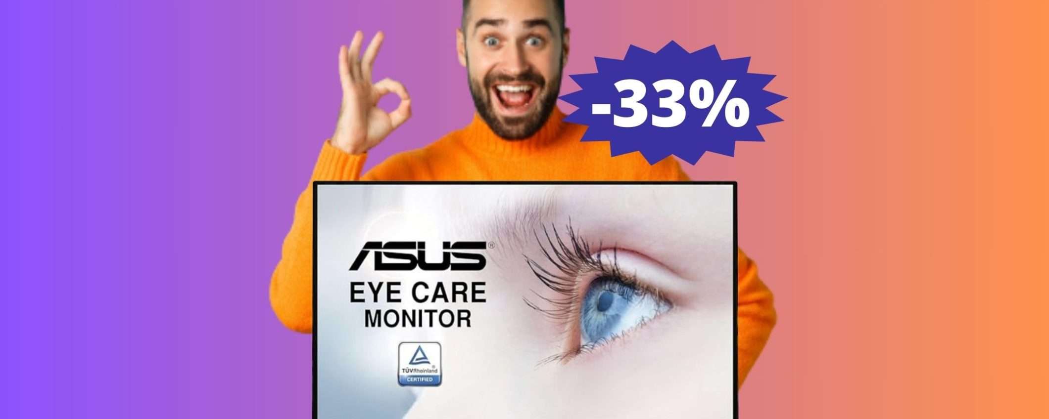 Monitor ASUS: un AFFARE da non perdere per Natale (-33%) Monitor ASUS: un AFFARE da non perdere per Natale (-33%)