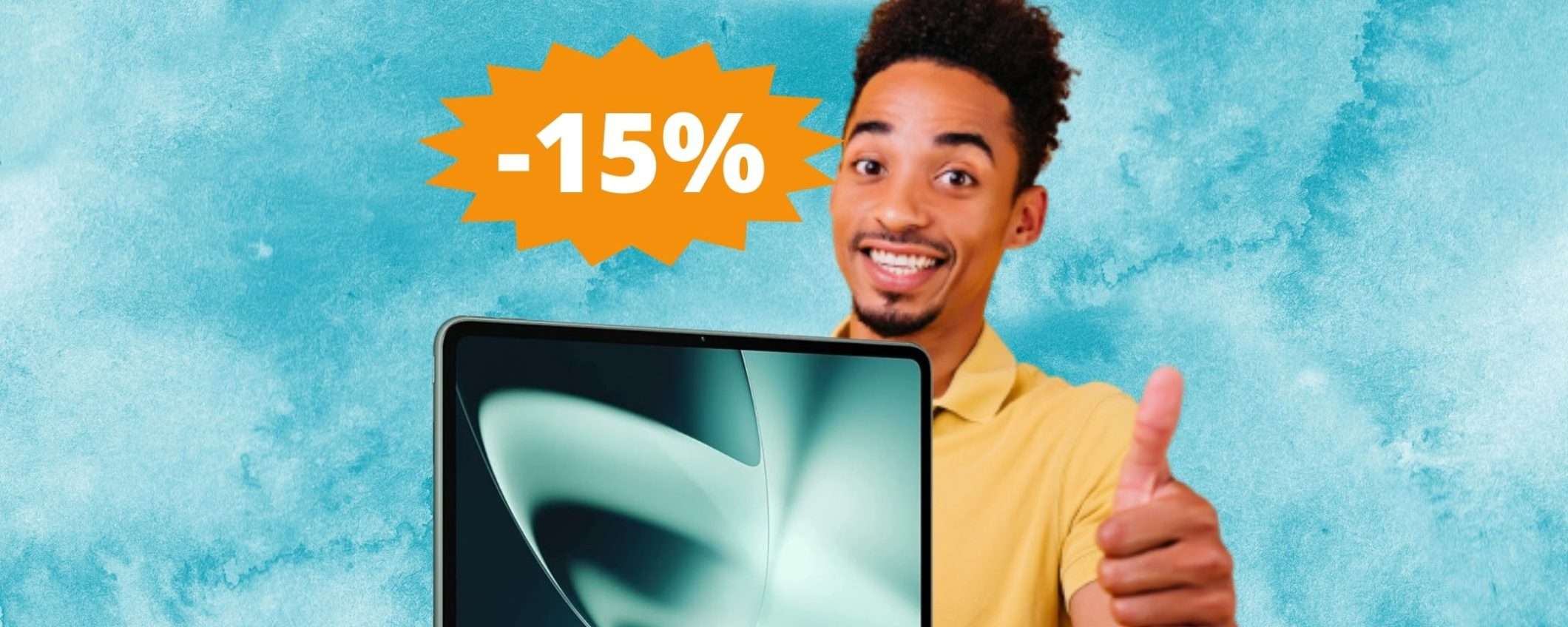 OnePlus Pad: raffinato, potente e in SUPER sconto su Amazon OnePlus Pad: raffinato, potente e in SUPER sconto su Amazon