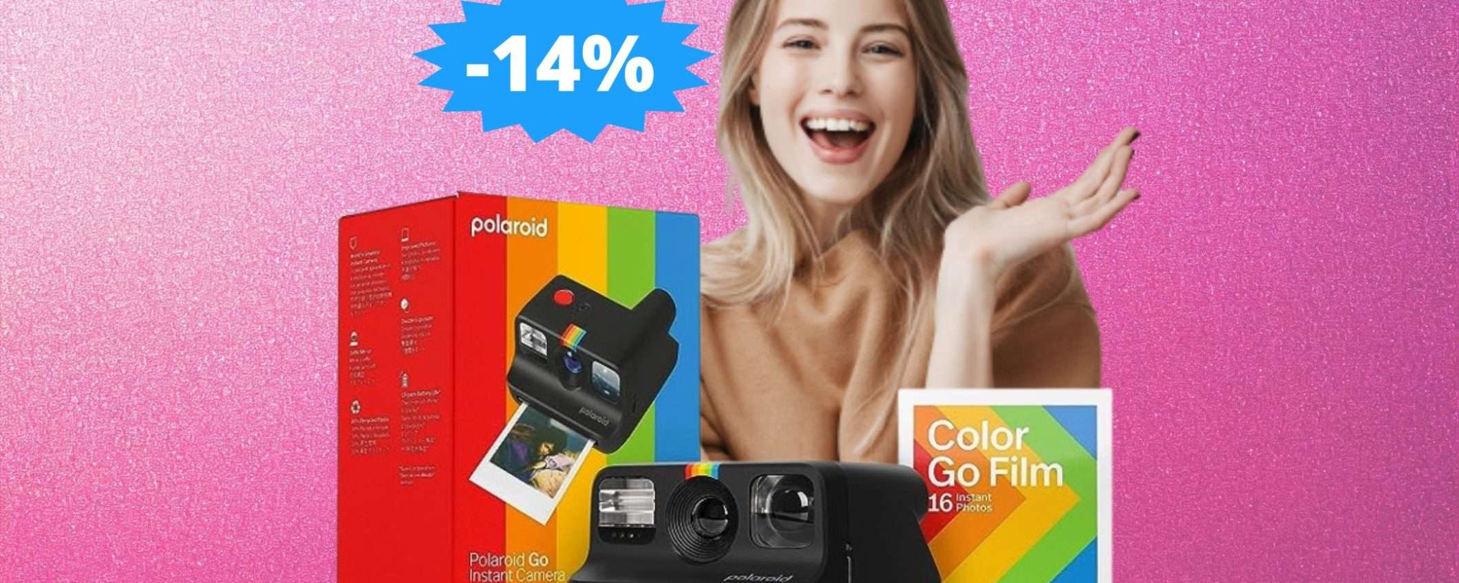 Polaroid Go: l'OCCASIONE che stavi cercando per Natale (-14%) Polaroid Go: l'OCCASIONE che stavi cercando per Natale (-14%)