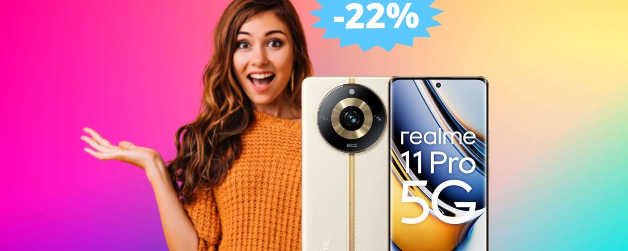 Realme 11 Pro: raffinato, potente e in MEGA sconto su Amazon Realme 11 Pro: raffinato, potente e in MEGA sconto su Amazon